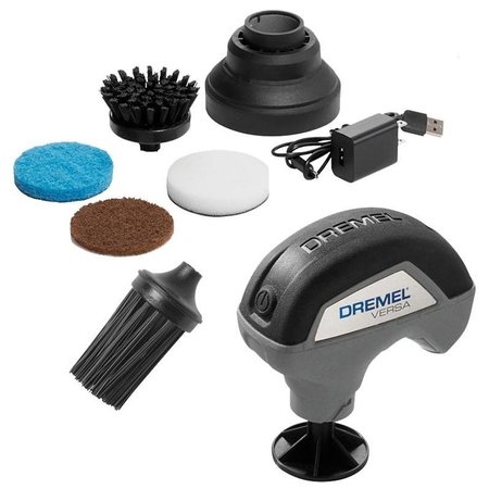 Dremel Versa Automotive Cleaning Tool Kit, Cordless, Plastic, BlackGray PC10-05